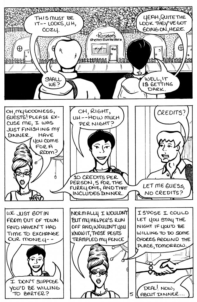 wtfyrp_f350_05 Chapter 3, Page 5, What to Feed Your Raiding Party, Copyright Jennifer "Scraps" Walker 2011